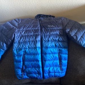 Lightweight puffer jacket reversible Eddie Bauer